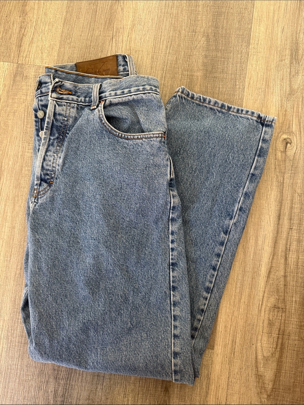 Calvin Klein Jeans Relaxed Fit Light Blue Denim